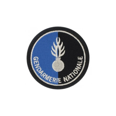 ECUSSON ROND BRODE GENDARMERIE NATIONALE  AGREE*******************