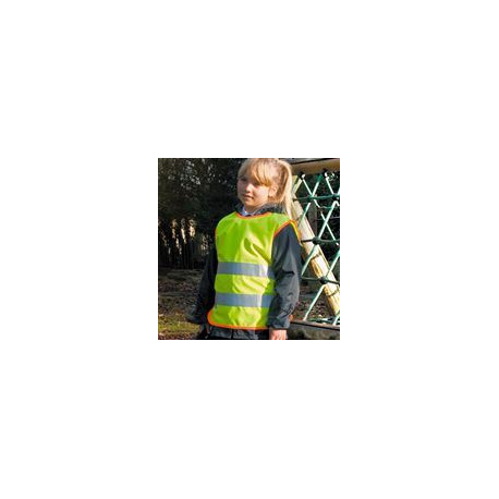CHASUBLE ENFANT HAUTE VISIBILITE NORME EN 1150 + MARQUAGE