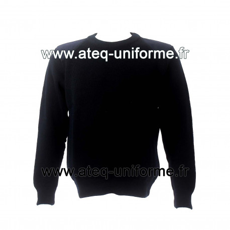 PULL HIVER MARINE RENFORTS EPAULES