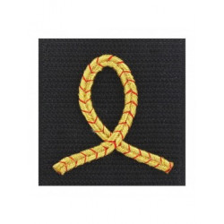  Grade 5 x 5 cm tissu eleve officier