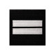 Grade 5 x 5 cm tissu lieutenenant