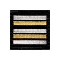 Grade 5 x 5 cm tissu LIEUTENANT COLONEL
