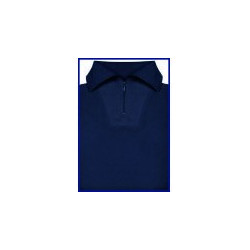 CHEMISE F1 COTON MARINE UNI