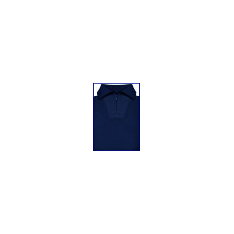 CHEMISE F1 COTON MARINE UNI