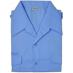 CHEMISETTE PLASTRON CIEL