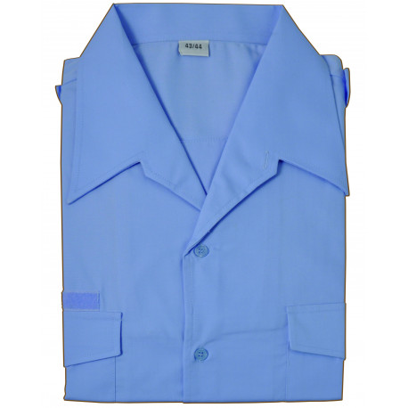 CHEMISETTE PLASTRON CIEL