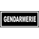 bandeau GENDARMERIE 27.5 cm x 10.5 cm