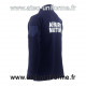 POLO ML BLEU MARINE 1 FACE COTON / 1 FACE POLY AFFAIRE MARITIME