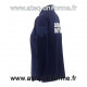 POLO ML BLEU MARINE 1 FACE COTON / 1 FACE POLY AFFAIRE MARITIME
