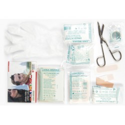 TROUSSE 1ER SECOURS  25 PIECES ATTACHE MOLLE