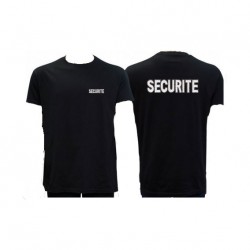 TEE SHIRT NOIR SECURITE OPTIMAL