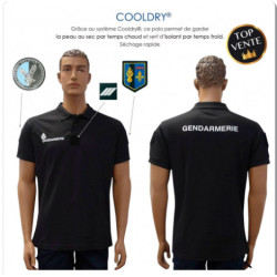 POLO GENDARMERIE NOIR