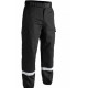 Pantalon F2 Bandes rétro-réfléchissantes noir-TOE
