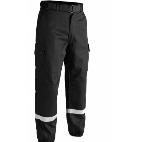 Pantalon F2 Bandes rétro-réfléchissantes noir-TOE