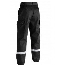 Pantalon F2 Bandes rétro-réfléchissantes noir-TOE