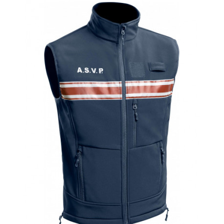 Gilet Sofshell sans maches A.S.V.P