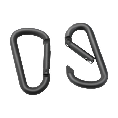 MOUSQUETON Noir Aluminium