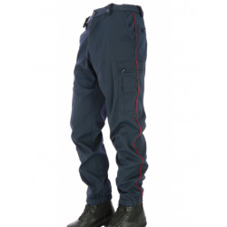 PANTALON DOUBLÉ POLAIRE ASVP LISERÉ BORDEAUX