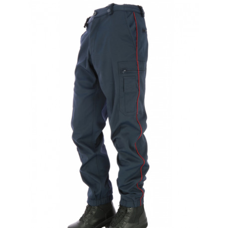 PANTALON DOUBLÉ POLAIRE ASVP LISERÉ BORDEAUX