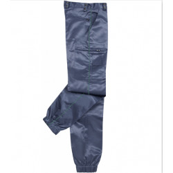 PANTALON SATIN LISERÉ VERT