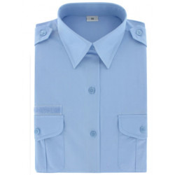 CHEMISE MANCHES LONGUES BLEU CIEL