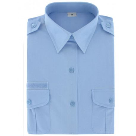 CHEMISE MANCHES LONGUES BLEU CIEL