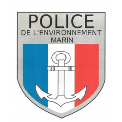 Ecusson brodé POLICE DE L'ENVIRONNEMENT MARIN