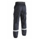 Pantalon sécurité incendie F2 bandes rétro-réfléchissantes beu marine TOE