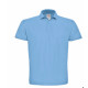Polo bleu ciel ASVP MC poly coton