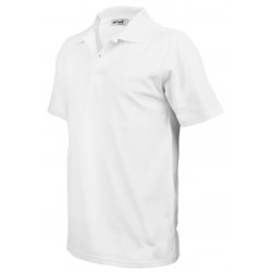 Polo blanc M.C marquage au choix