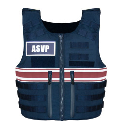 Gilet pare balles IIIA + housse attache MOLLE ASVP
