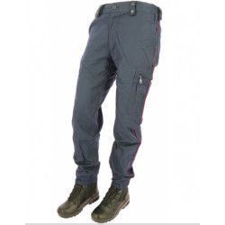 Pantalon Mat élasthanne liseré bordeaux