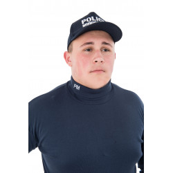SOUS PULL COL ROULE BLEU MARINE PM
