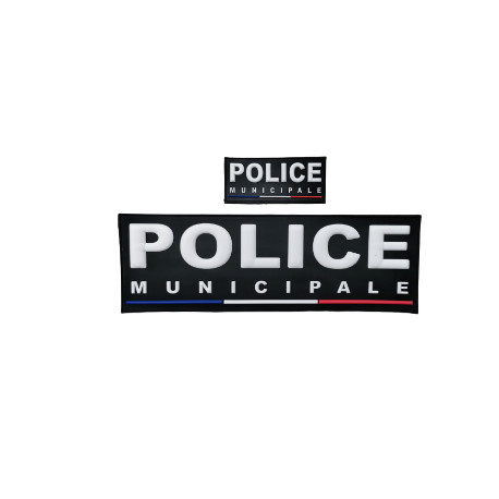 Jeu de bandeaux Police Municipale PVC France