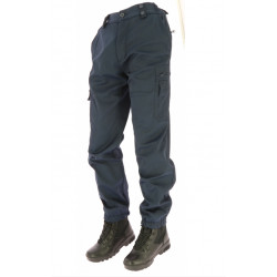 Pantalon doublé polaire marine uni