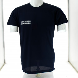 TEE SHIRT MARINE COOLMAX UNI MARQUAGE AFFAIRES MARITIMES