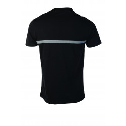 TEE SHIRT SECURITE NOIR AVEC BANDE