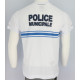Tee-shirt sans coutures Police Municipale AIRFLOW blanc