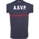 Tee-shirt ASVP AIRFLOW MC bandes bordeaux