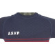 Tee-shirt ASVP AIRFLOW MC bandes bordeaux