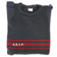 PULL HIVER ASVP BANDE BORDEAUX