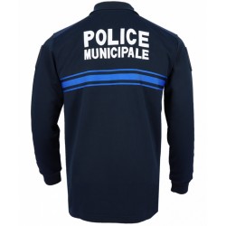Polo Double Face zip Manches Longues