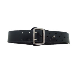 CEINTURON POLICE CUIR NOIR 45 MM