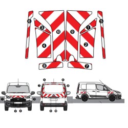 KIT AV + ARR CLASSE 2 POUR VL HAUTE VISIBILITE RAYER