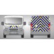 KIT AV+AR STD CLASSE B JAUNE/BLEU