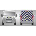 KIT AV+AR STD CLASSE B JAUNE/BLEU