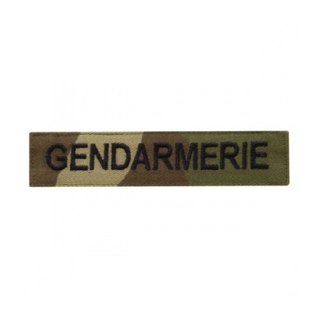 Bande Patronymique Gendarmerie Nationale Camouflage