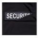 BLOUSON POLAIRE SECURITE NOIR BANDE GRISE
