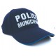 CASQUETTE ETE POLICE MUNICIPALE MARINE MESH