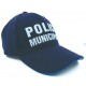 CASQUETTE ETE POLICE MUNICIPALE MARINE MESH
